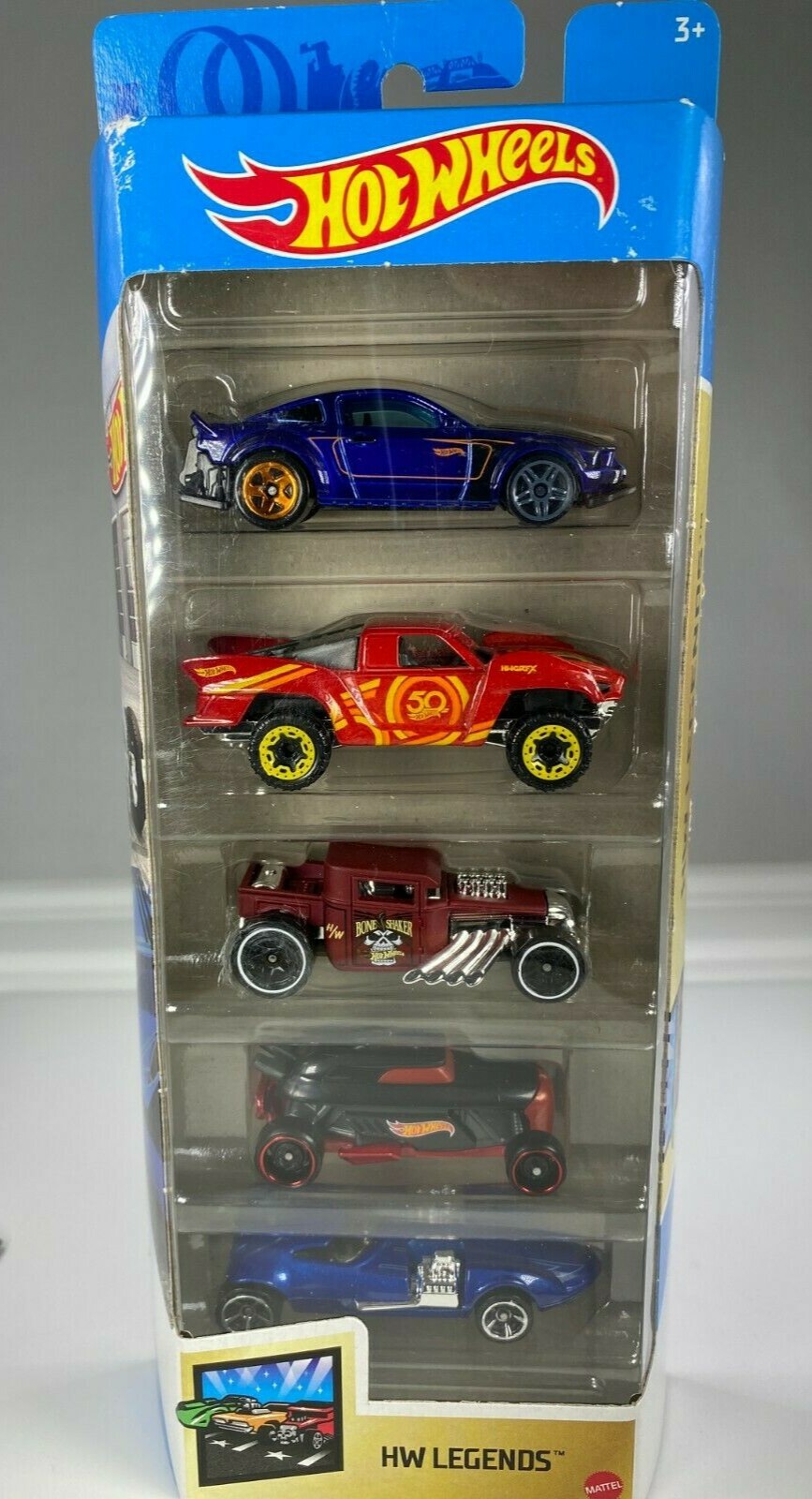 2020 HOT WHEELS 5 PACK HW LEGENDS SEALED MUSTANG BONE SHAKER TWIN MILL RIP ROD