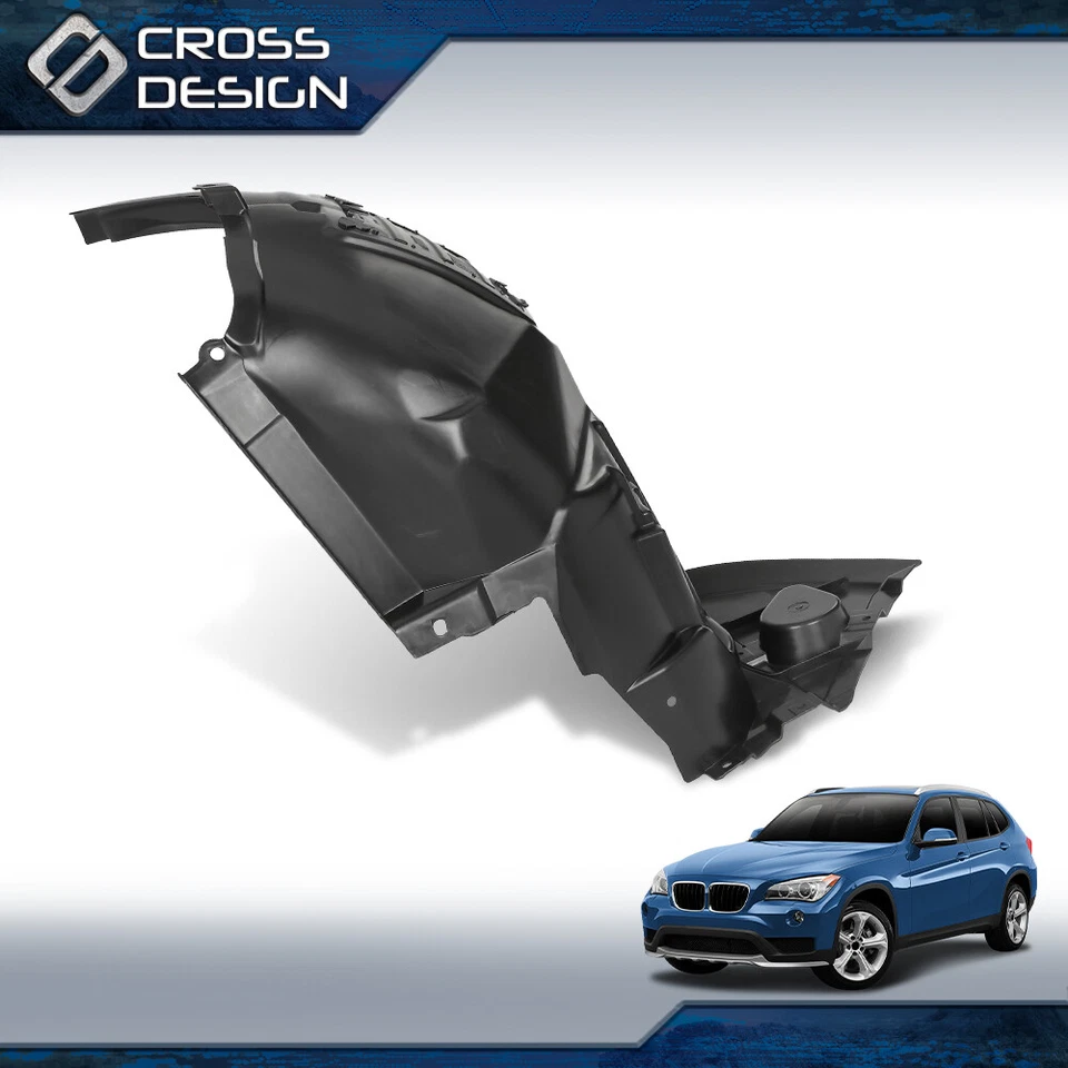 Брызговик подходит для левой передней секции со стороны водителя для BMW X1 2012-2015 годов выпуска - Изображение 2 из 4