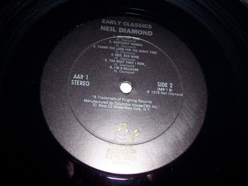 LP--NEIL DIAMOND--EARLY CLASSICS *SHRINKWRAP* **NM VINYL** #454 - Imagen 7 de 7