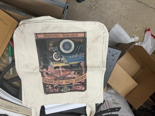 borsa tote vintage auburn cord duesenberg - Foto 3 di 5