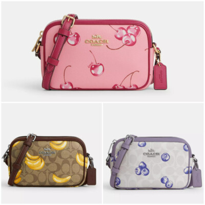 国内即発 COACH バナナ ミニ ジェイミー カメラバッグ CR175