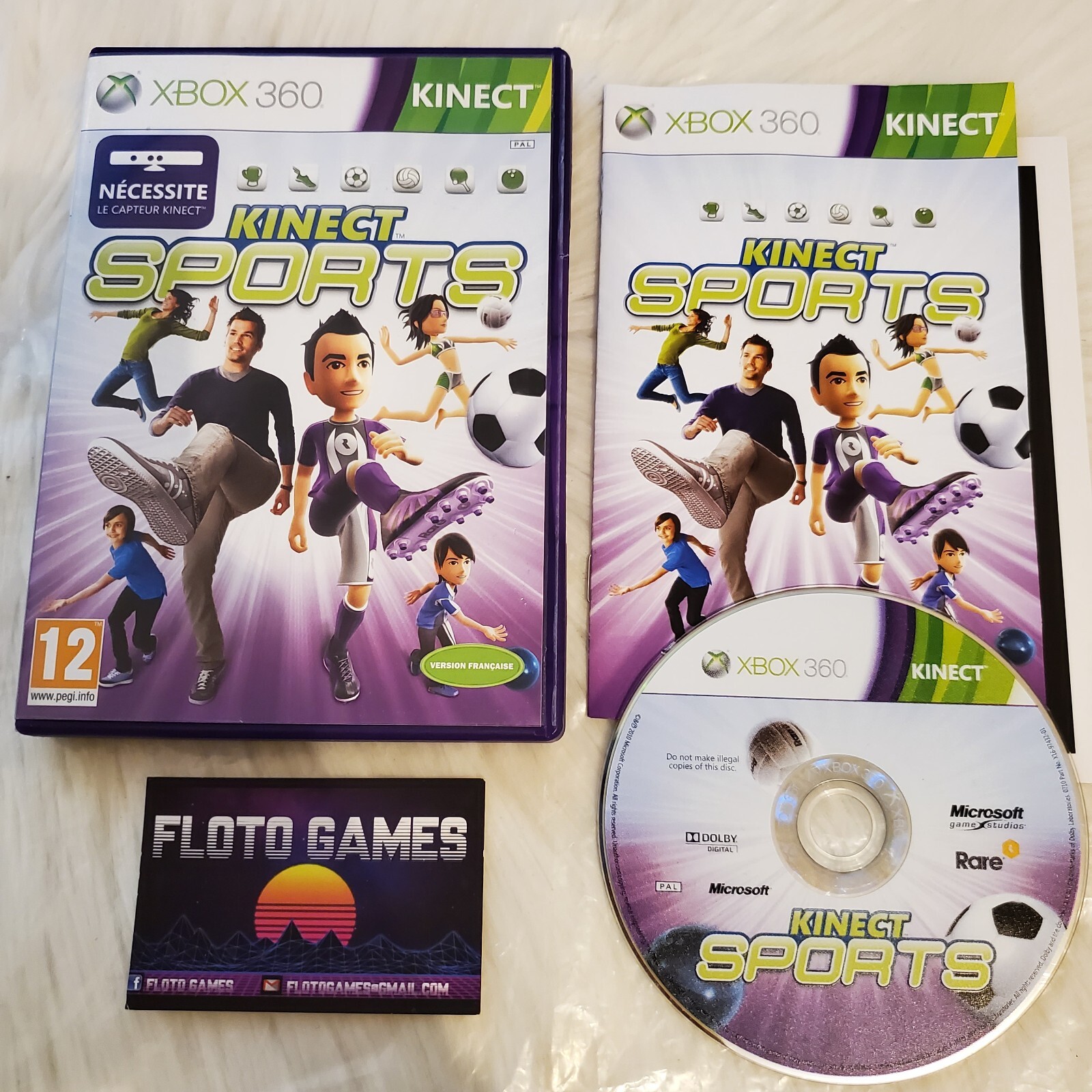 Jeu Kinect Sports - Kinect - XBOX 360 Complet PAL FR - Floto Games