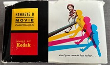 Kodak Hawkeye 8 Movie Camera w/ Box and Manual