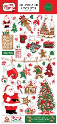 Carta Bella - Christmas Cheer - Chipboard Accents 6x13 Sheet