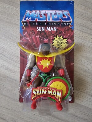 Neu Mattel Masters of the Universe Origins Sun-Man Actionfigur MotU