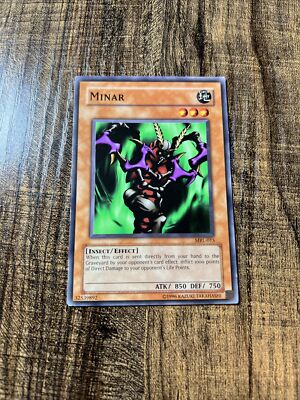 moderately played yugioh card Minar MRL-015 Yu-Gi-Oh! Card Moderate Play Unlimited