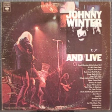 Johnny Winter And Live 2 LP Columbia CG 33651