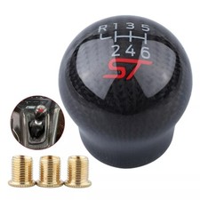 For Focus MK2/MK3 MK4 FIESTA ST MK7 MK8 Kuga Sport Carbon Fiber Shift Gear Knob.