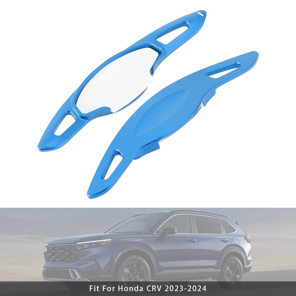 Extensión de palanca de cambios de volante para Honda CRV Civic 11th aluminio azul Foto 3 de 4