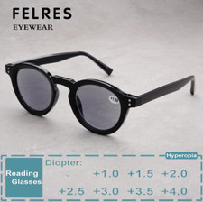 Classic Round Tinted Reading Glasses For Men Women Classic Outdoor Sunglasses