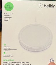 Belkin Boost Up F7U050DQWHT White 10W Wireless Charging Pad iPhone Samsung