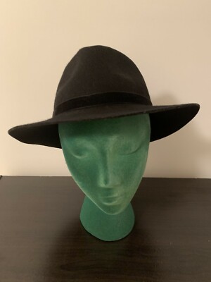 Filippo Catarzi Black Felt Hat 100% Wool Made In Italy | eBay display picture 2