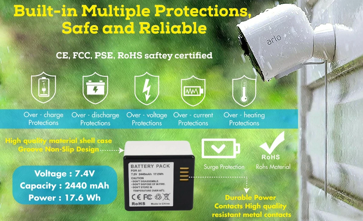 Arlo pro store rechargeable