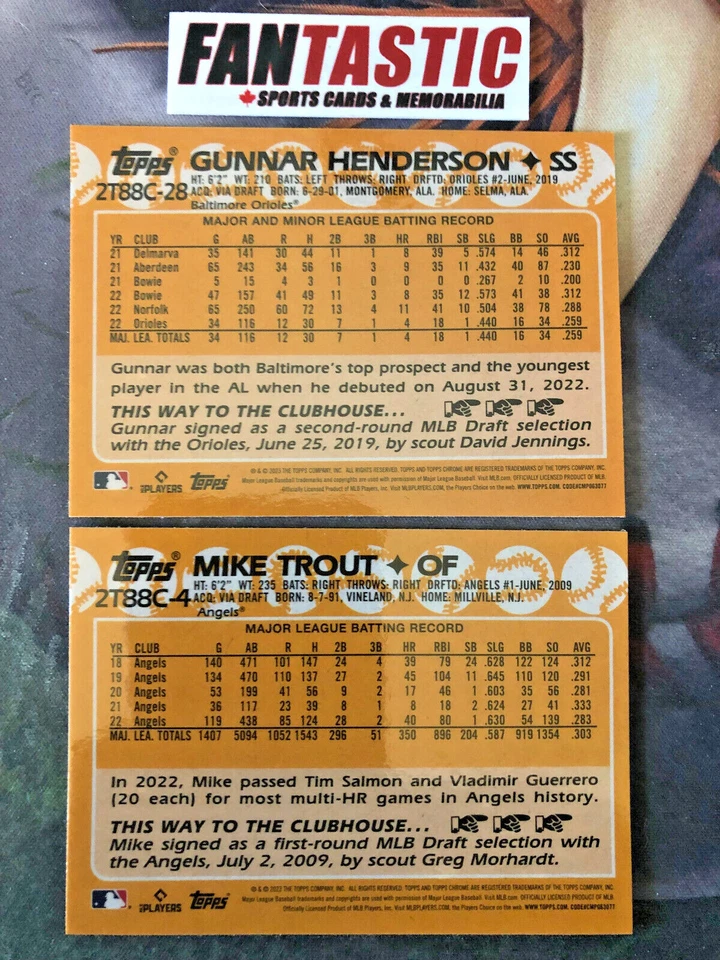 2023 Topps Series 2 SILVER PACK Chrome Card YOU PICK 2TBBC-1 to 100 inc RC - Image 2 of 3