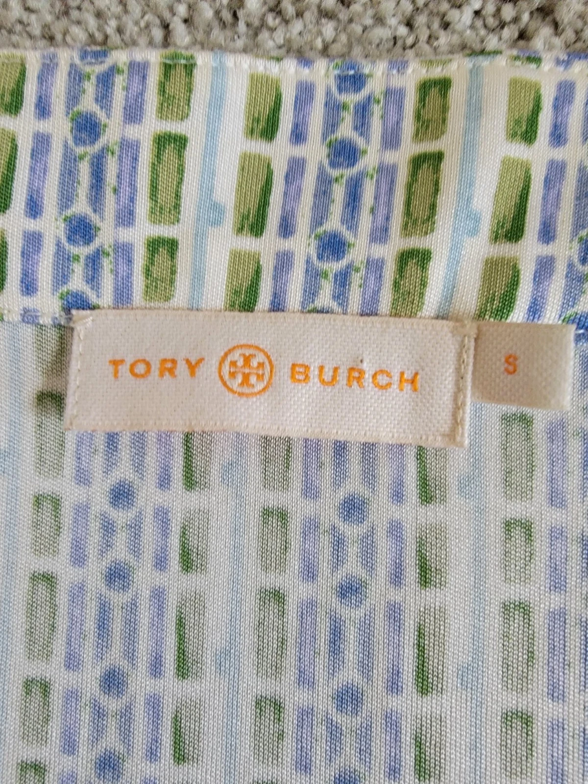 Maxi Abito Tory Burch Topolino Seta Design Donna Small