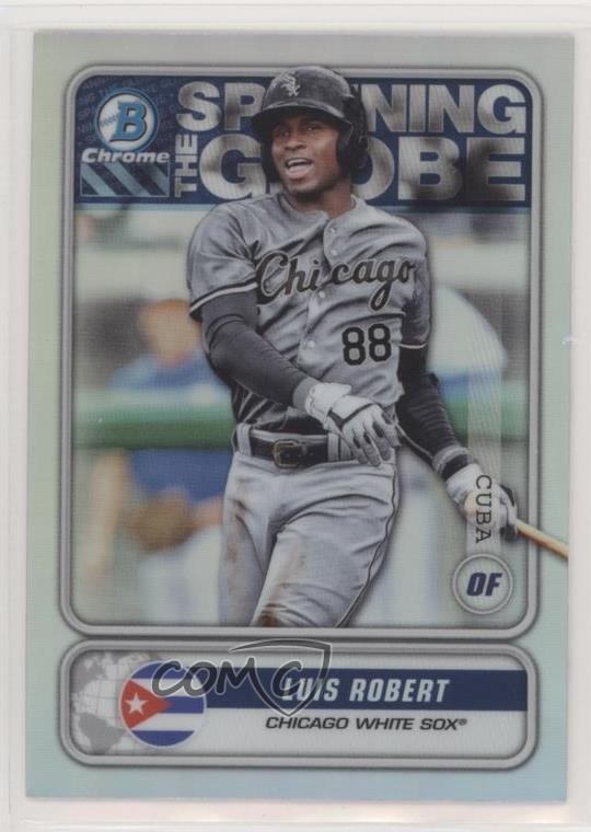 2020 Bowman Spanning The Globe Chrome Luis Robert #STG-LR 1s6