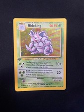 Nidoking 11/102 French 1st Edition Holo Base Set Pokemon Wotc Vintage