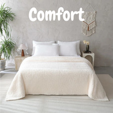 Mainstays Solid Full, Queen Down Alternative Blanket in White