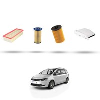 Hoffcar Wartungsset - 4 Filter Kompatibel Mit VW Sharan II (7N) 2.0 TDI 135Kw
