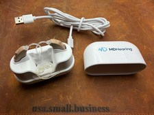 MDHearing AIR 3 (a) OTC Hearing Aids Pair Left Right w/ Charging Case
