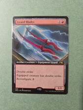 Lizard Blades (Extended Art) - Kamigawa: Neon Dynasty - NM - MTG