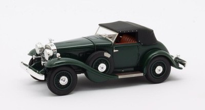 MATRIX SCALE MODELS - STUTZ DV32 Bearcat Cabriolet Enclosed Green 1932 - 1/43 -...