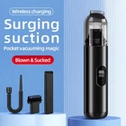 Wireless Handheld Car Vacuum Cleaner - Portable Mini Cordless Vacuum and Air Blo
