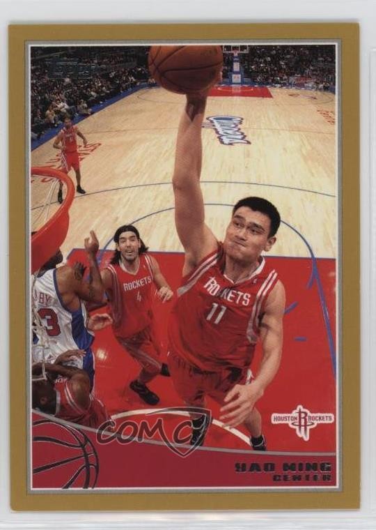 2009-10 Topps Gold 1045/2009 Yao Ming #93 HOF 0t2