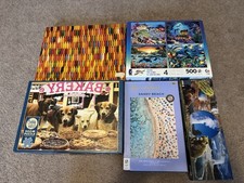 Lot Of 9 Jigsaw Puzzles 500 Pieces Each