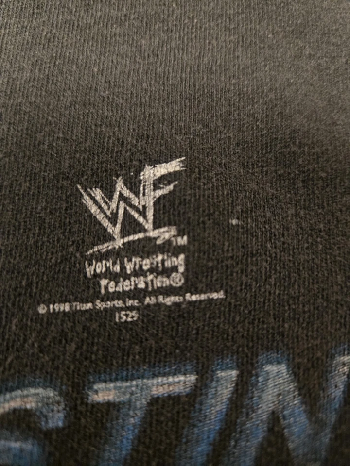 WWE Stone Cold Steve Austin Mens T Shirt XL Black Austin Graphic 1998 Vintage - Image 3 of 4