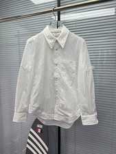 Thom Browne Lightweight Shirt Jacket Men White UV Protection Size S
