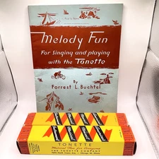 Vintage The Swanson Tonette In Original Box C Melody LOT of 2 with Melody Book