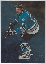 1998-99 Be A Player ANDREI ZYUZIN San Jose Sharks Autograph #116