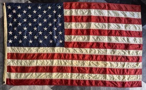 Vintage Annin & Co. NYL-GLO Flown American Flag - Made in USA