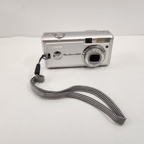 Canon PowerShot A400 3.2MP Digital Camera Silver w/ Box & Accessories - Picture 5 of 15