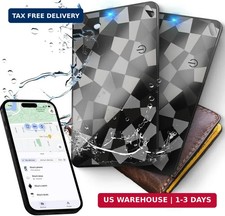 2x Wallet Tracker Card iOS Android - Apple Find My, Google Find Hub, GPS Tracker