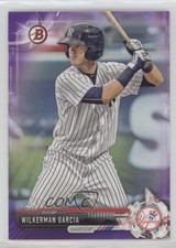 2017 Bowman Prospects Purple 106/250 Wilkerman Garcia #BP147 0l1