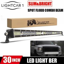 30inch Slim Led Work Light Bar Single Row Spot Flood Combo Truck Suv Atv 4wd 32 30inch Slim Led Work Light Bar Single Row Spot Flood Combo Truck Suv Atv 4wd 32