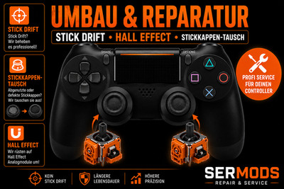 PS4 Stick Drift Reparatur | Analog Stick Austausch | Hall Effect Upgrade