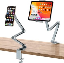GH03 Adjustable Tablet Stand for iPad, Desk Pe Holder for Bed