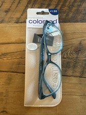 Foster Grant AVIANA TEAL 1.50 COLOREAD Womens Readers Reading Glasses