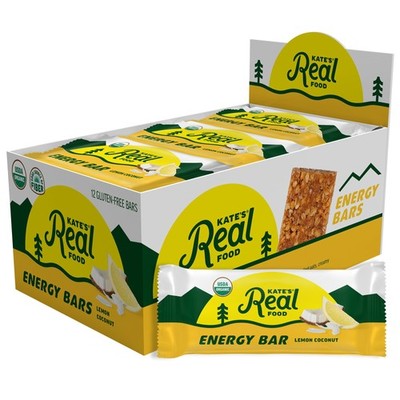 Kate s Real Food Organic Granola Bars - Lemon Coconut (2.2 oz, Pack of 12) - ...