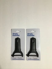 1 SET OF 2 PC SIMPLY ESSENTIAL LARGE Y PEELER BLACK COLOR