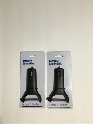 1 SET OF 2 PC SIMPLY ESSENTIAL LARGE Y PEELER BLACK COLOR