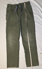 Wonder Nation Boys Pants - Olive - String Tie - Large Size 10/12