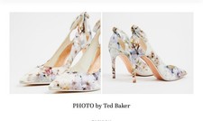 NEW TED BAKER VANILLA HIGH HEEL COURT SHOE size EU 39.5/ US 9