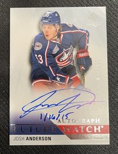 2015-16 UPPER DECK SP AUTHENTIC JOSH ANDERSON #228 AUTOGRAPH RC #ed 038/999