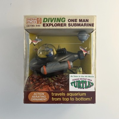 Vintage Penn-Plax U-Boot Submarine 1983 / Neu / Sammlerstück / Selten / Händler
