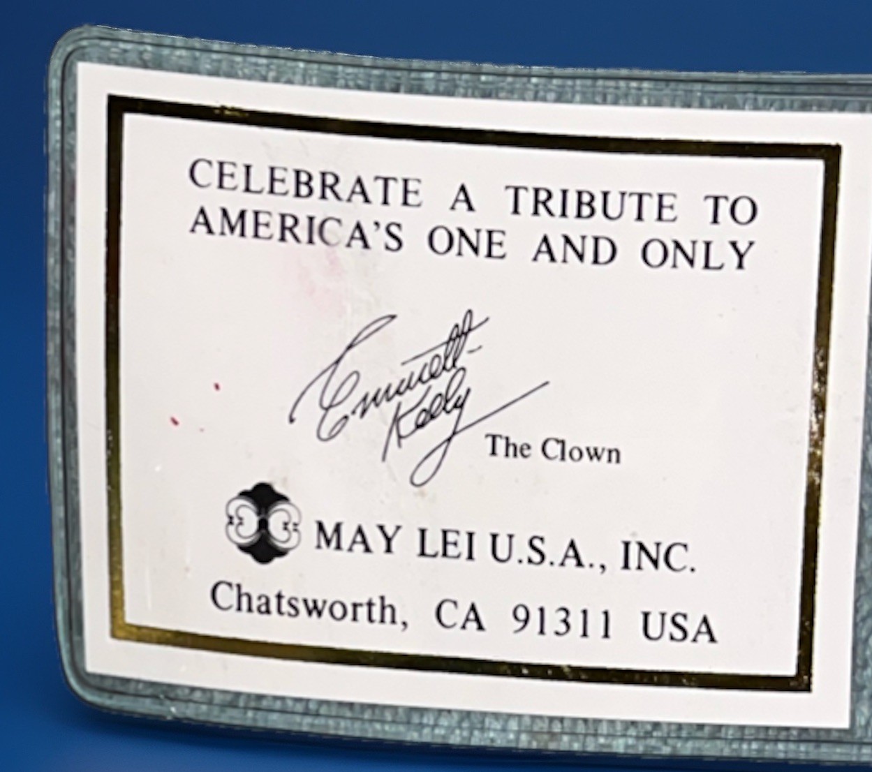 Emmett Kelly Sr. Animated Musical Animated Doll as “Weary Willie” by May Lei USA