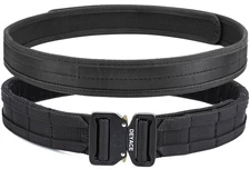 Quick Release Battle Belt, 1.75'' Tactical MOLLE Heavy Duty and 1.5'' EDC Inn...